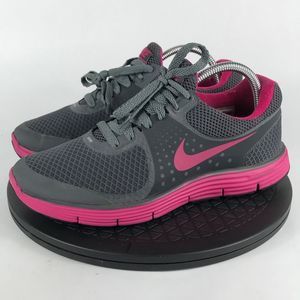 Nike Lunarswift 4 Gray/Pink Athletic Running Shoes 510790-060 Women’s Size 8.5